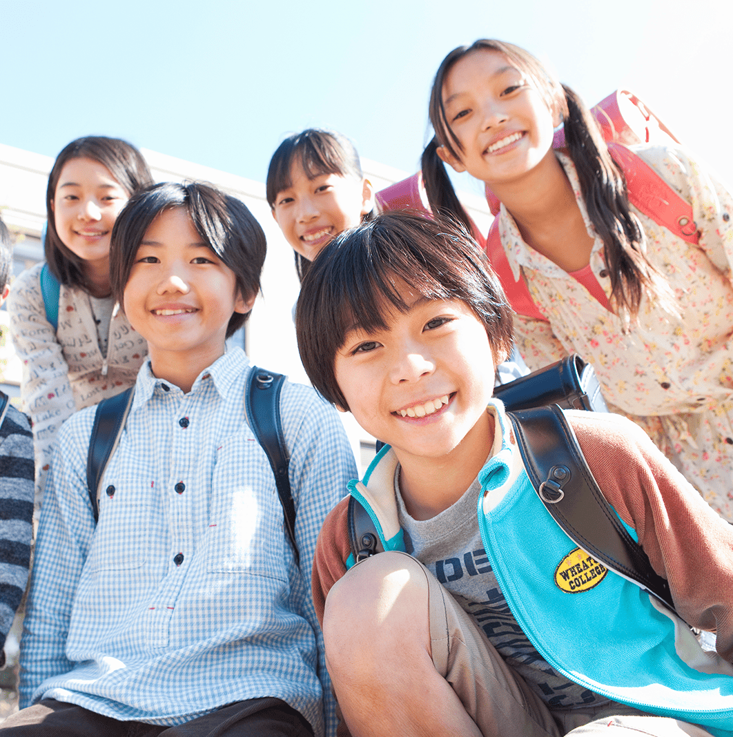 笑顔の子どもたち